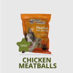 Chicken Meatballs for Dogs | Sensitive Stomach – CHEF WUAU!
